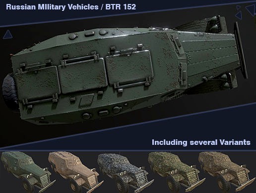 Russian Military Vehicles BTR152