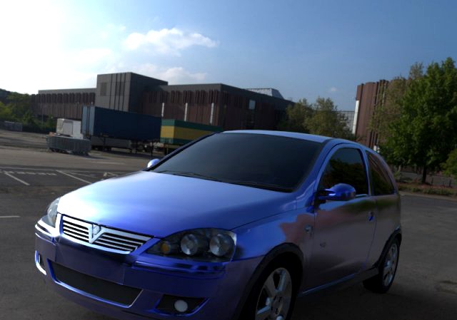 Vauxhall Corsa SRI 2004 3D Model