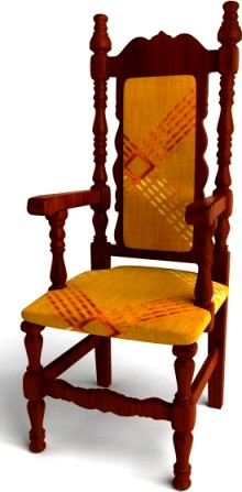 Antique Chair 3D Model