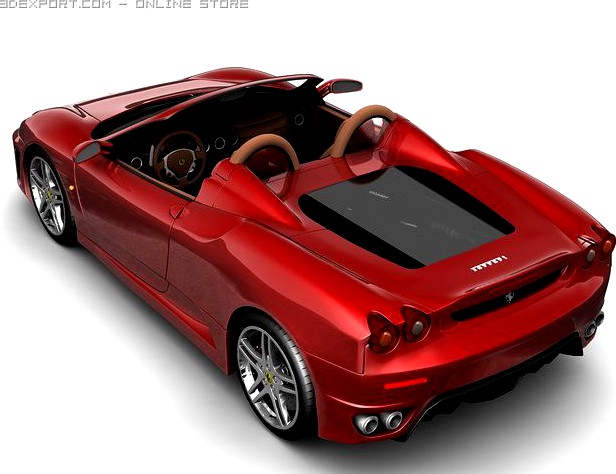 Ferrari F430 Spider 3D Model