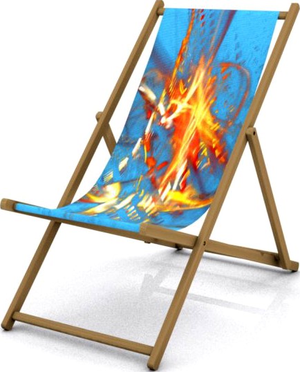 Deck chair 3D Model