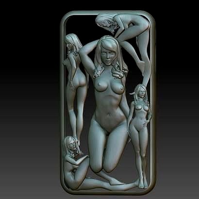 coque iphone pinup | 3D