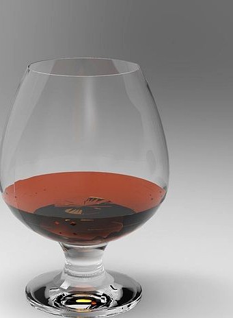 glass of cognac