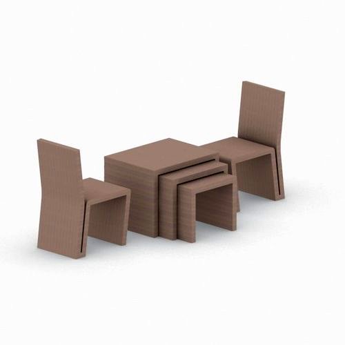 0031  - Modern Chair and Table Set