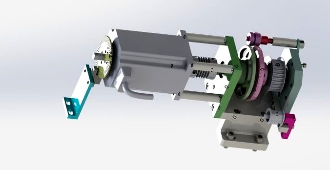 Motor conveying device