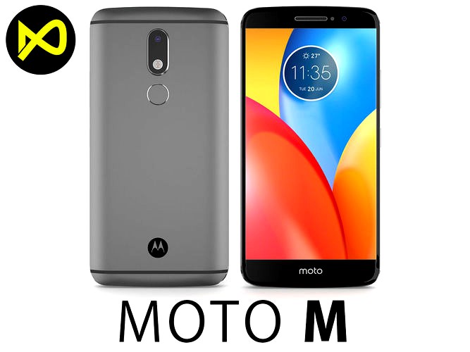 3D Motorola Moto M Grey model