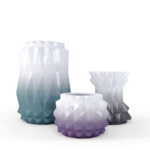 Modern Decor Vase Set - Ombre
