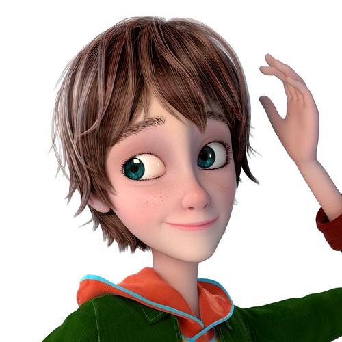 Cartoon Boy Rigged