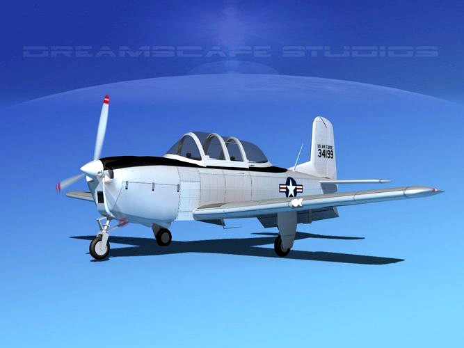 Beechcraft T-34 Mentor V01 USAF