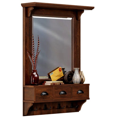 Pottery Barn Classic Entryway Mirror Organizer