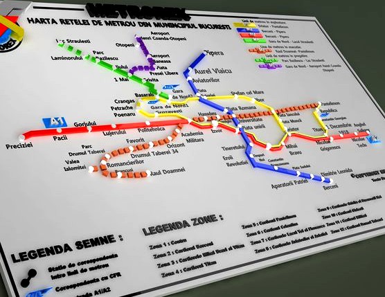 METROREX 3D MAP - ROMANIA