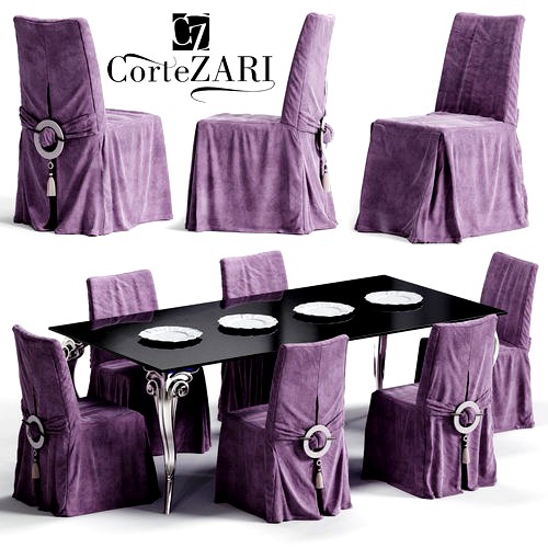 Corte ZARI KARIS Chair and ANTARES Table