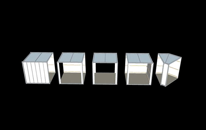 Modular Assembly Set A - Base Hallway