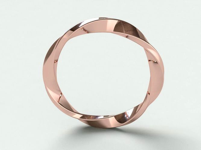 Ringmodel146 - Mobius Band ring | 3D