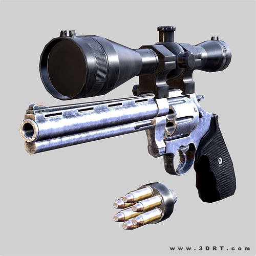 3DRT - Modern firearms HD - Magnum 44