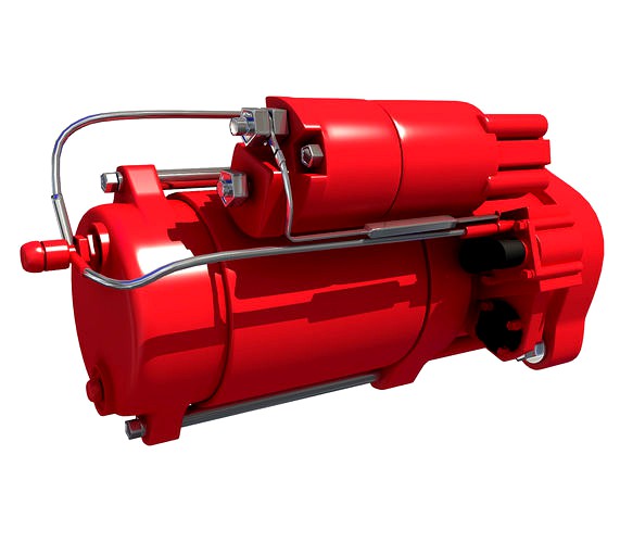 Red Starter Motor 67