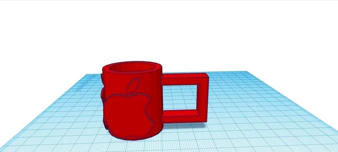 Apple Inc Logo Cup | 3D