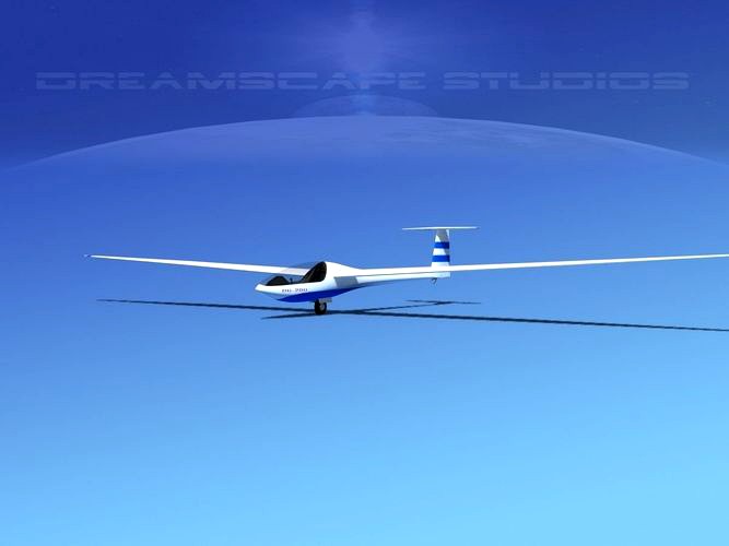Glaser Dirks DG200 15Mtr Sailplane V03