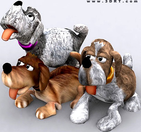 3DRT - Toonpets Puppies