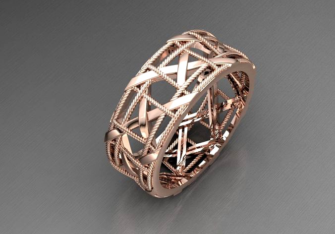 interlaced ring  | 3D