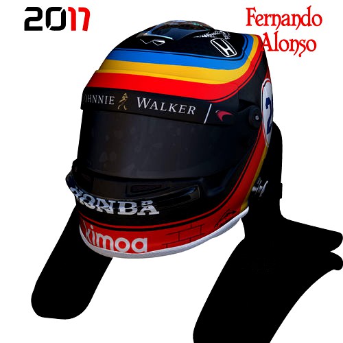 Alonso indy helmet 2017