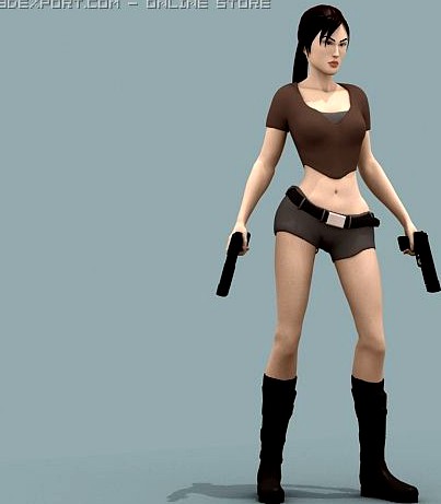 Lara 3D Model