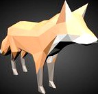 Low Poly Fox by PixelMannen 