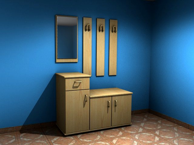 Hall Furniture 3D Model