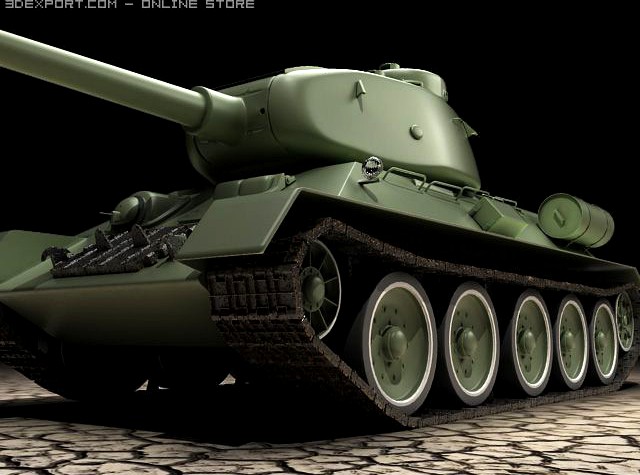 Soviet Tank T34 3D Model