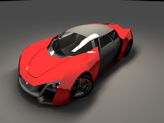 Marussia B2 (VRay)