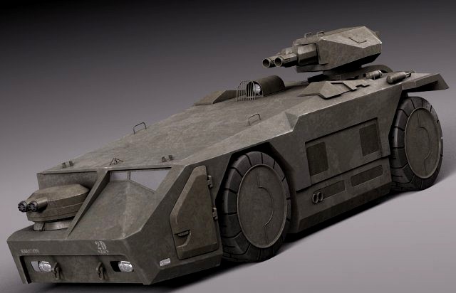 M577 Armored Personel Carrier APC 3D Model