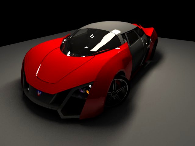 Marussia B2 (VRay)