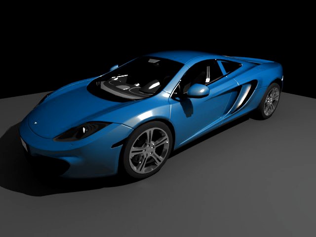 McLaren MP4 12C (VRay)