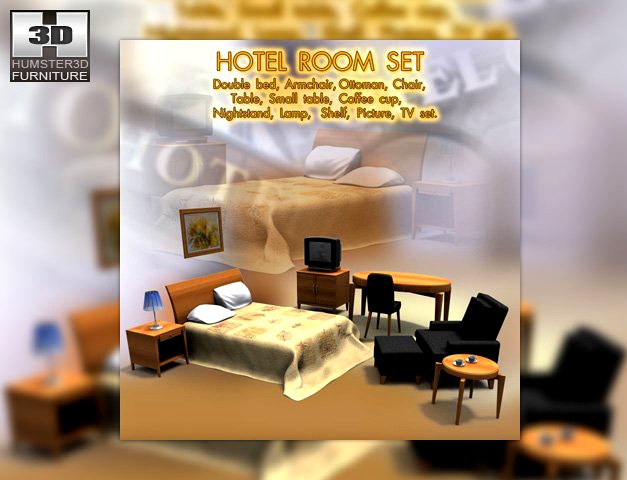 Hotel Room 01 3D Model