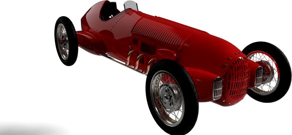 Alfa Romeo 12C 1936 3D Model