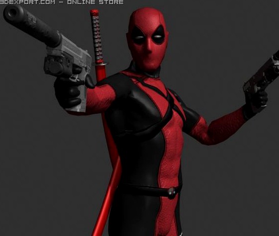 Deadpool 3D Model