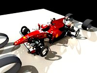 Clone of Ferrari Formula 1 (Santander Red)