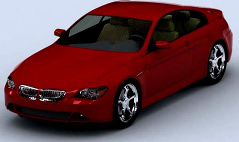 Download free Bmw 6 series0 3D Model