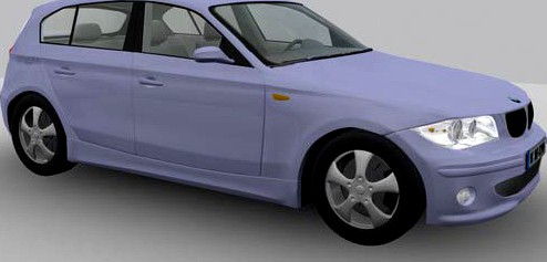 BMW e87 3D Model