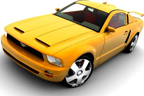 Ford Mustang 2003 3D Model