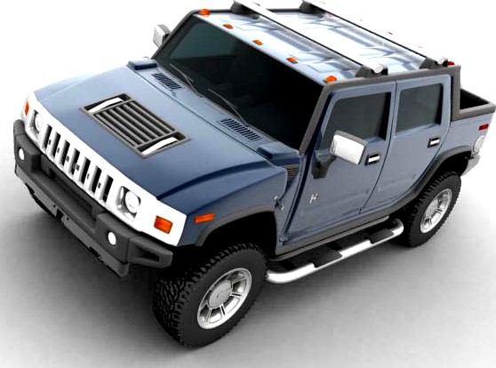 Hummer h2 sut 3D Model