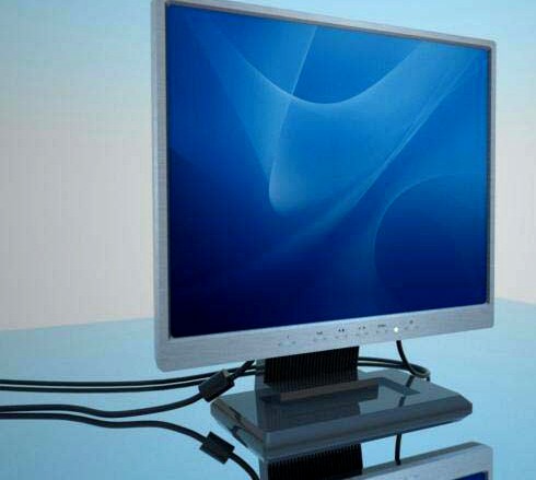 LCD-Monitor 3D Model