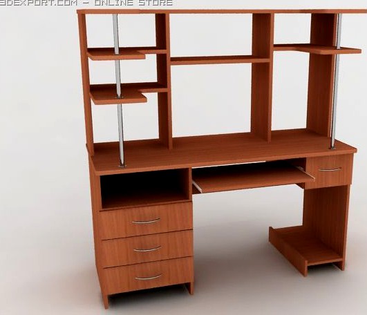 table for PC 3D Model