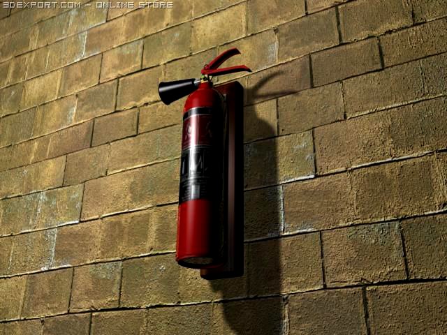 fire extinguisher 3D Model