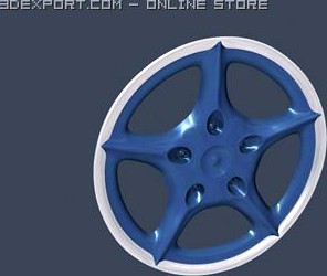 Porsche Rim 3D Model