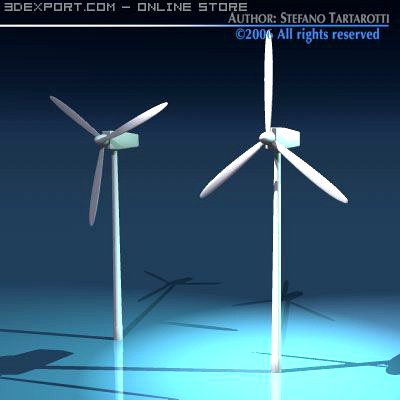 Wind turbine 3D Model