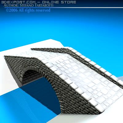 Stone bridge_2 3D Model