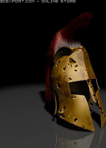 Spartan Helmet 3D Model