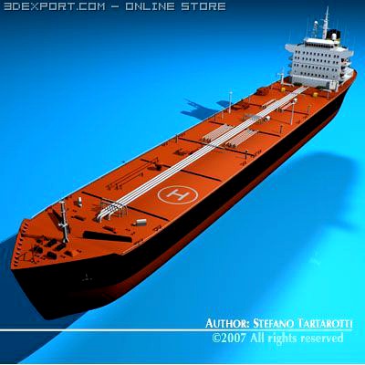 Tankership 3D Model
