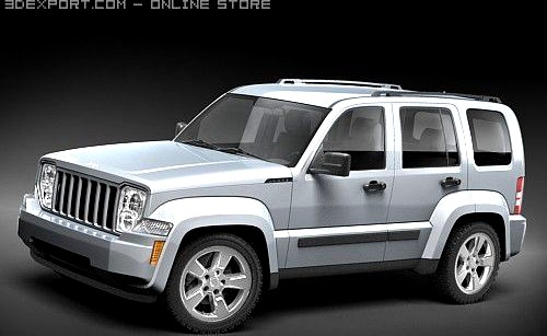 Jeep Liberty 2008 3D Model